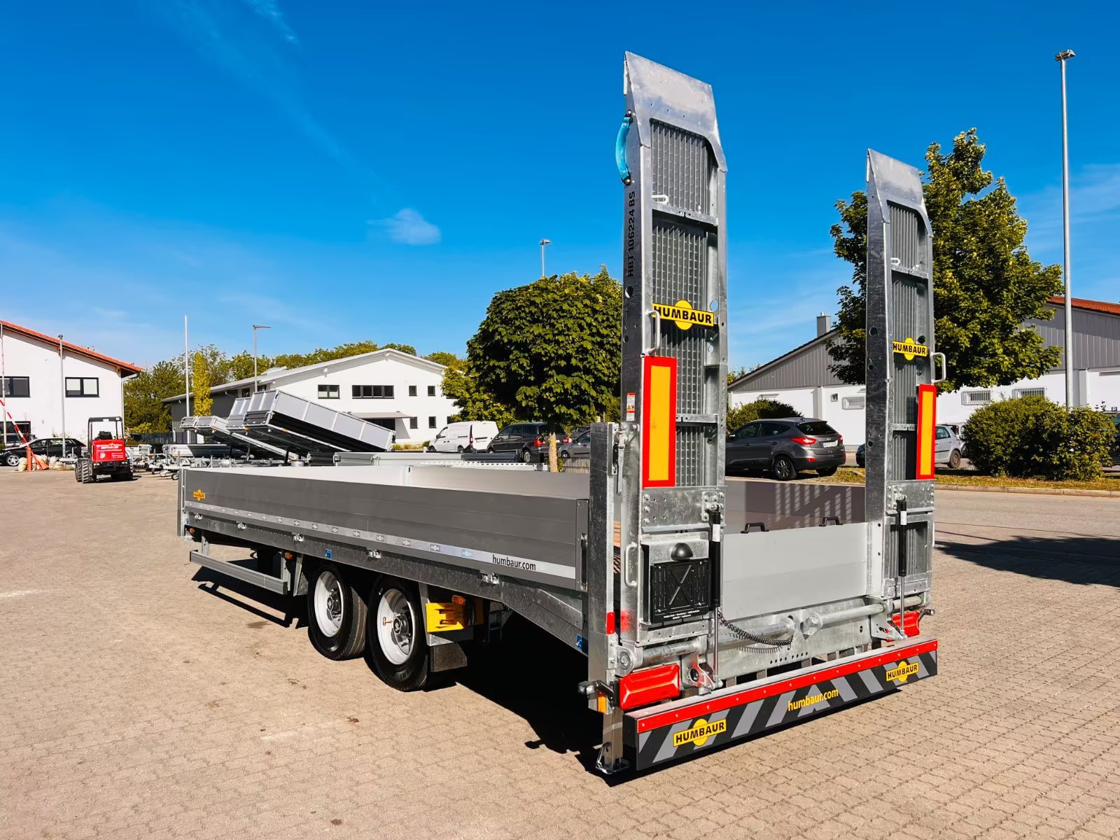 Humbaur 11,9 t. Hochlader HBT106224BS, 6,2 m, Alu-BW