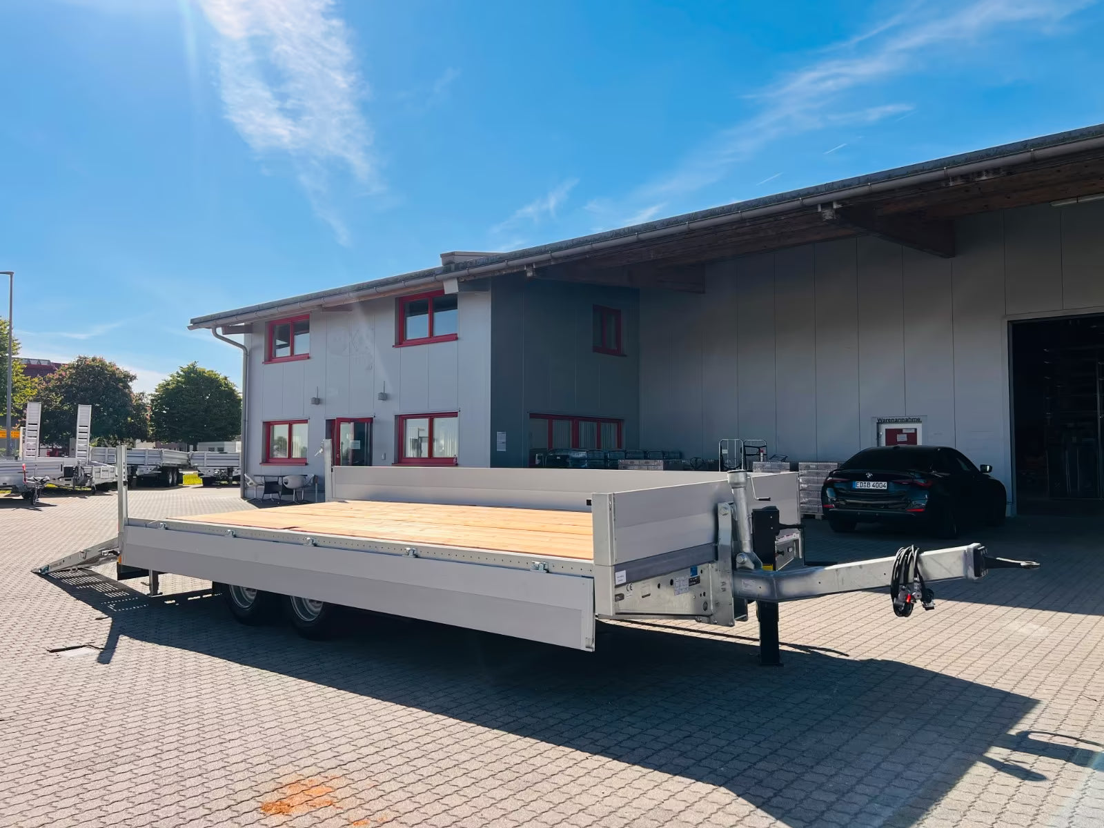 Humbaur 11,9 t. Hochlader HBT106224BS, 6,2 m, Alu-BW