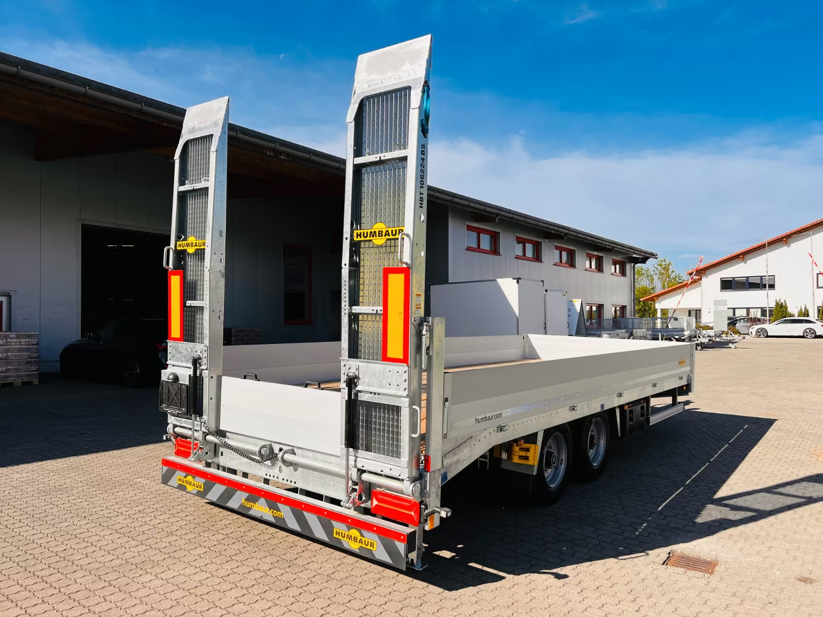 Humbaur 11,9 t. Hochlader HBT106224BS, 6,2 m, Alu-BW