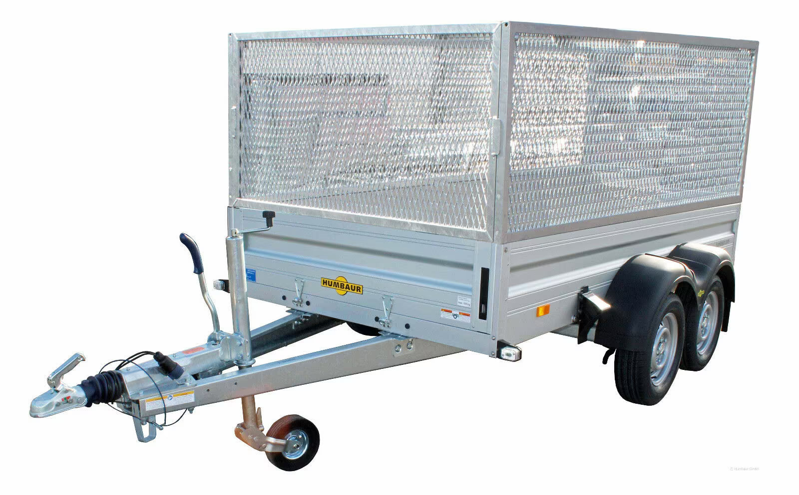 Humbaur HA 202513 KV Alu Tandem Anhänger Räder außen