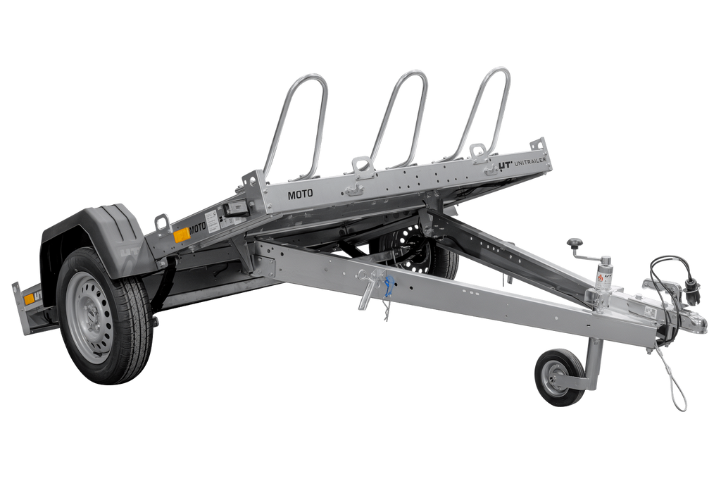 Motorradanhänger 220x155 UNITRAILER MOTO 3 Feder