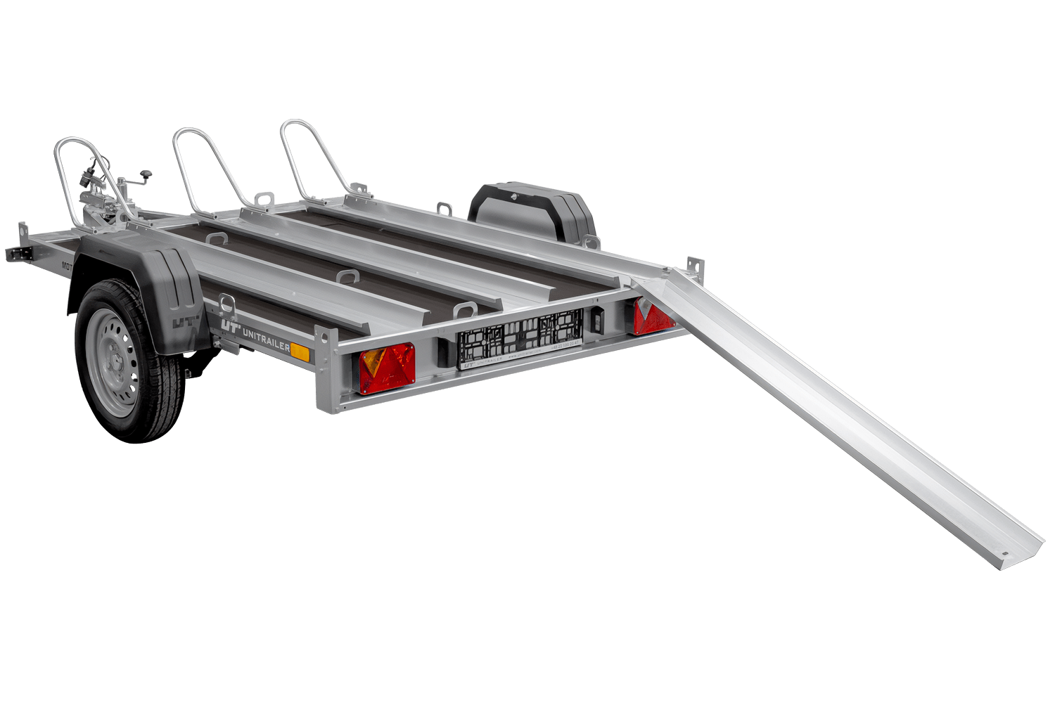 Motorradanhänger 220x155 UNITRAILER MOTO 3 Feder