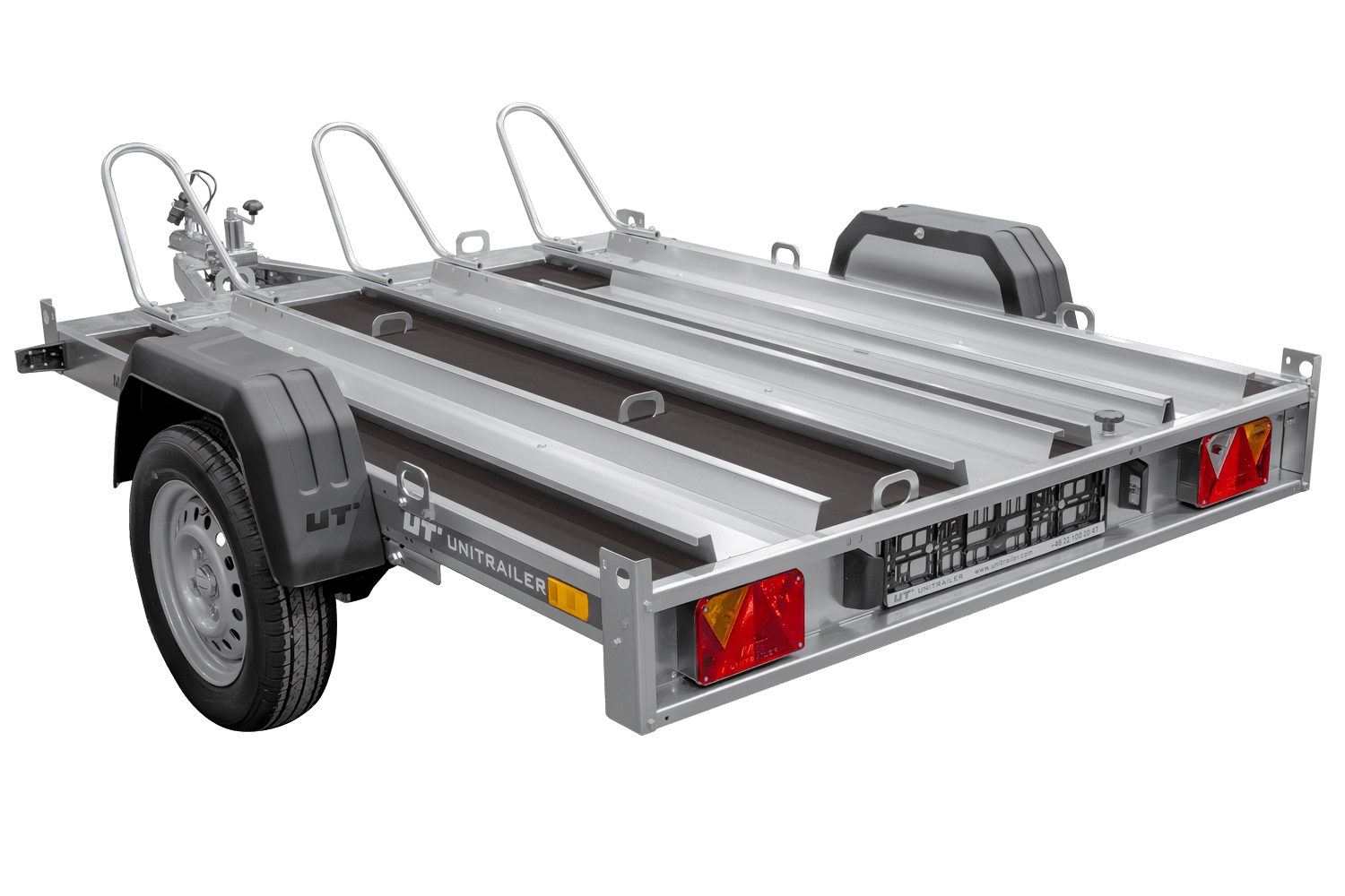 Motorradanhänger 220x155 UNITRAILER MOTO 3 Feder