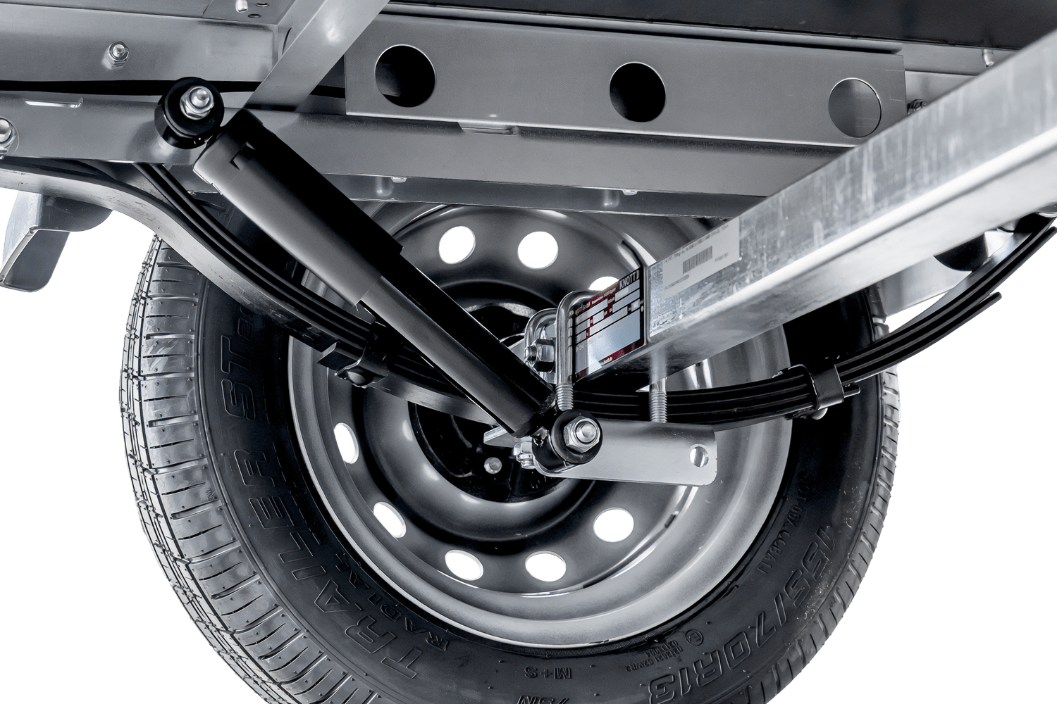 Motorradanhänger 220x155 UNITRAILER MOTO 3 Feder