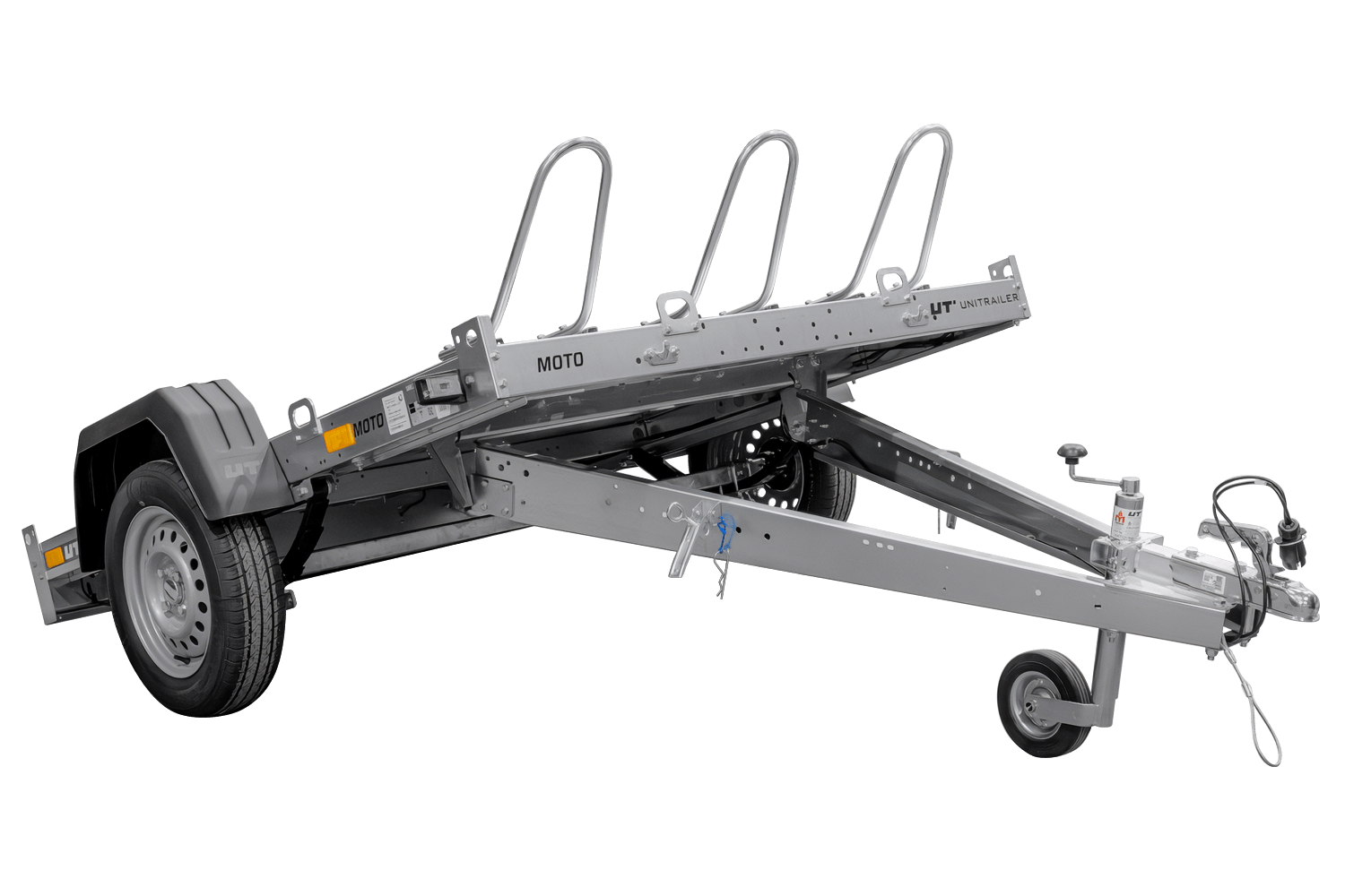 Motorradanhänger 220x155 UNITRAILER MOTO 3 Feder