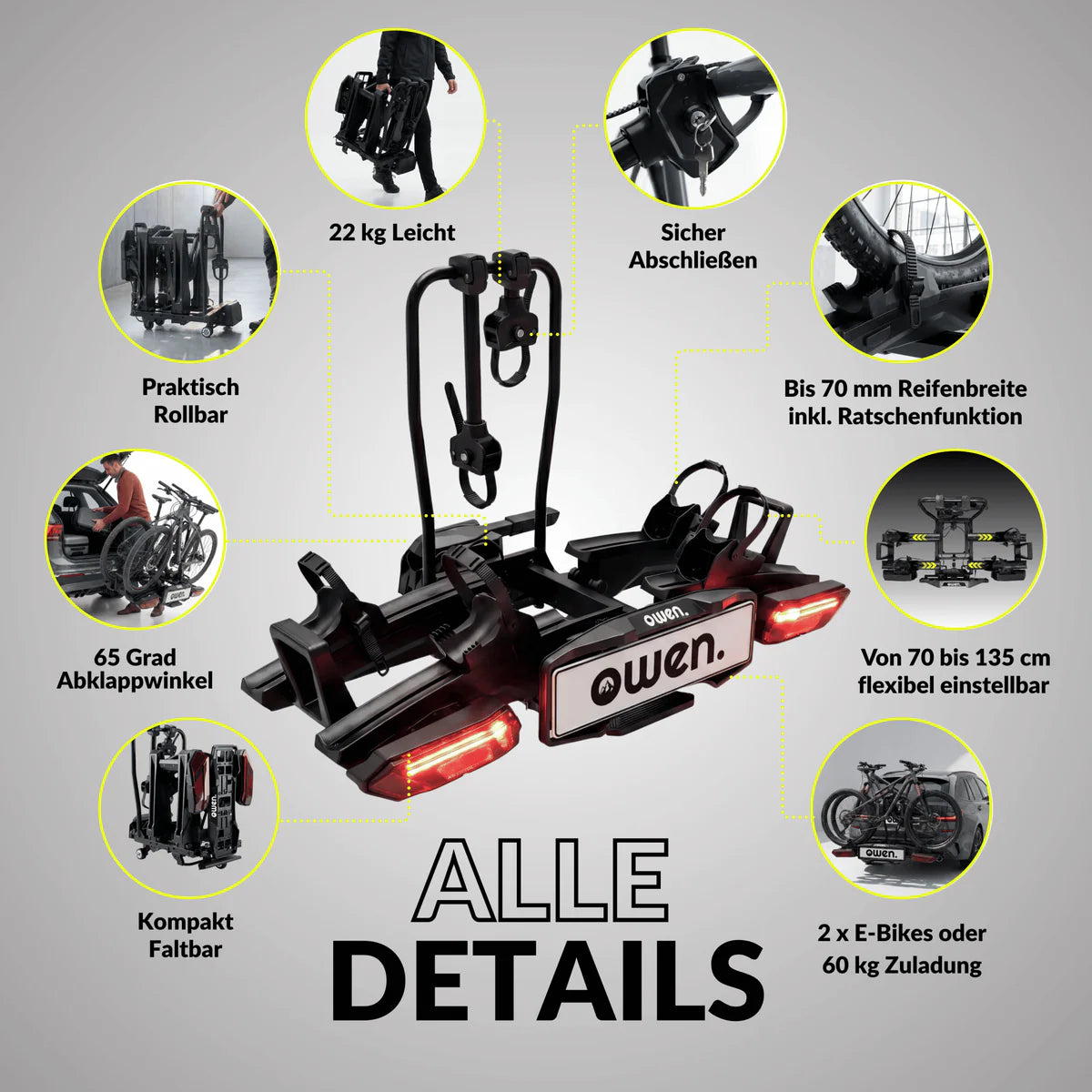 OWEN® E-Bike Fahrradträger