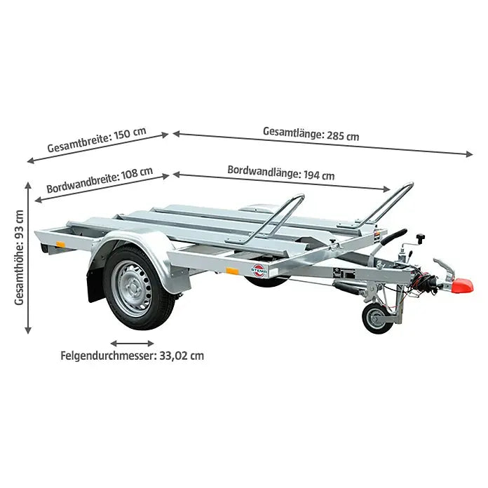 Stema Motorradanhänger MT 850 BS2