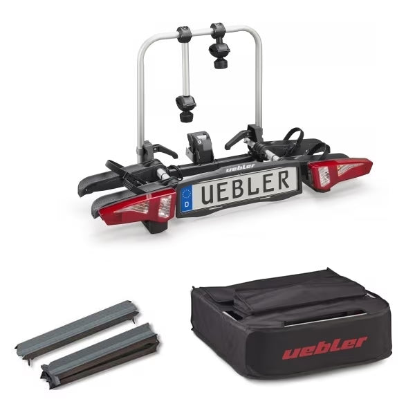 UEBLER F24 Fahrradträger 15950 2 Räder faltbar inkl. Tasche und Auffahrschiene